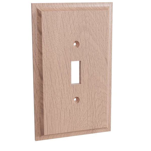 Designs Of Distinction Single Light Switch Plate - Red Oak 01450001AK1